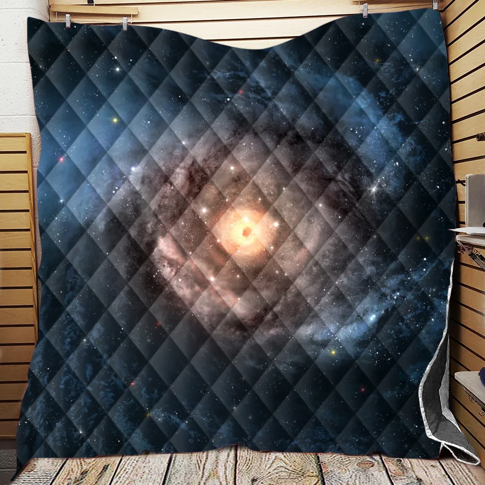 

Starry Sky School Summer Quilt Blanket Mat 3D Printed Bed Sofa For Kids Adult Boy Girls Washable Gifts