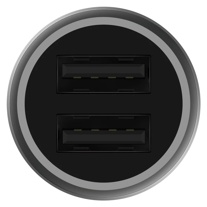 Автомобильное зарядное устройство Xiaomi двойной USB адаптер Max 18 Вт быстрая зарядка