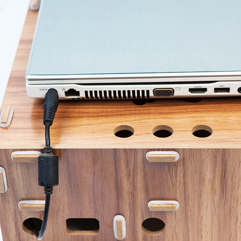 

Portable Notebook Holder Stand with Drawer Storage Organizer Laptop Bracket Heightening Rack ALS88