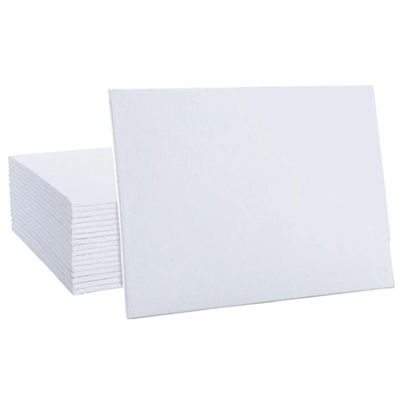 

Canvas Panels - 8X10 Inch/18 Pack. Artist Painting Canvas Boards Value Pack for Oil & Acrylic Painting