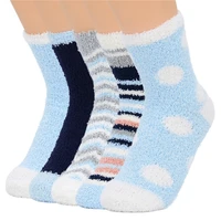 new winter women socks warm fleece socks wearable indoor outdoor sleeping fuzzy soft fluffy short socks great female gifts
