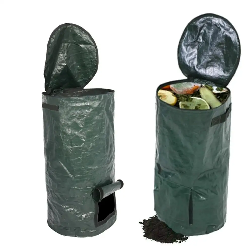 

Kitchen Garden Yard Compost Fruit Ferment Waste Bag Disposal Collector Trash Can