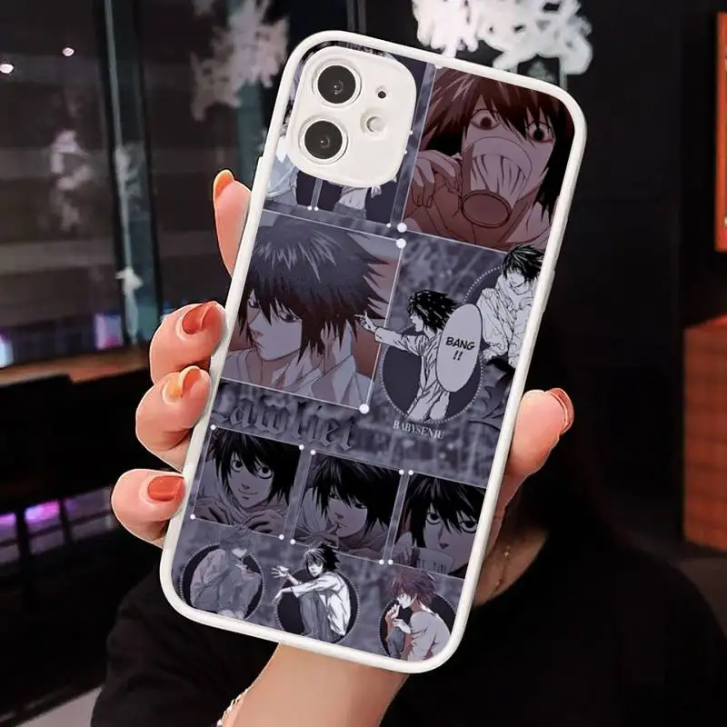 

Death note Killer Ryuk anime Phone Cases Matte Transparent for iPhone 7 8 11 12 s mini pro X XS XR MAX Plus cover funda shell