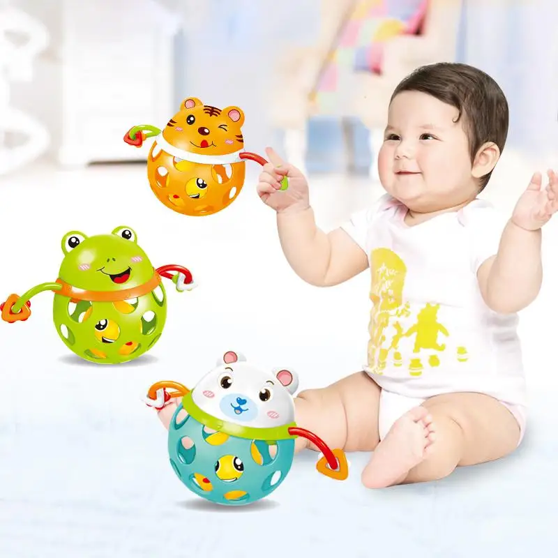 

Baby Rattles Toys 0-12 Months Intelligence Grasping Gums Plastic Animal Music Hand Shake Toy Early Educational Gift For Newborns