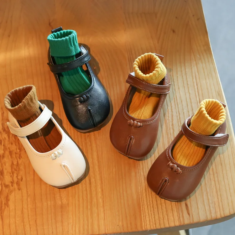 

Spring Autumn Children's Shoes Korean Version of The Square Toe Soild Color Casual Boys Girls Small Leather Shoes sapatos menina