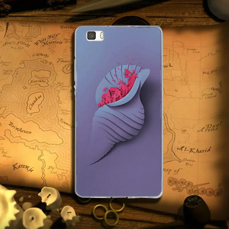 Soft Phone Cases TPU for Huawei P8 P9 P10 P20 P30 Mate 10 Lite 2017 Pro Honor 7 7A 7X 9 Simple Works Guitar Butterfly Conch | Мобильные