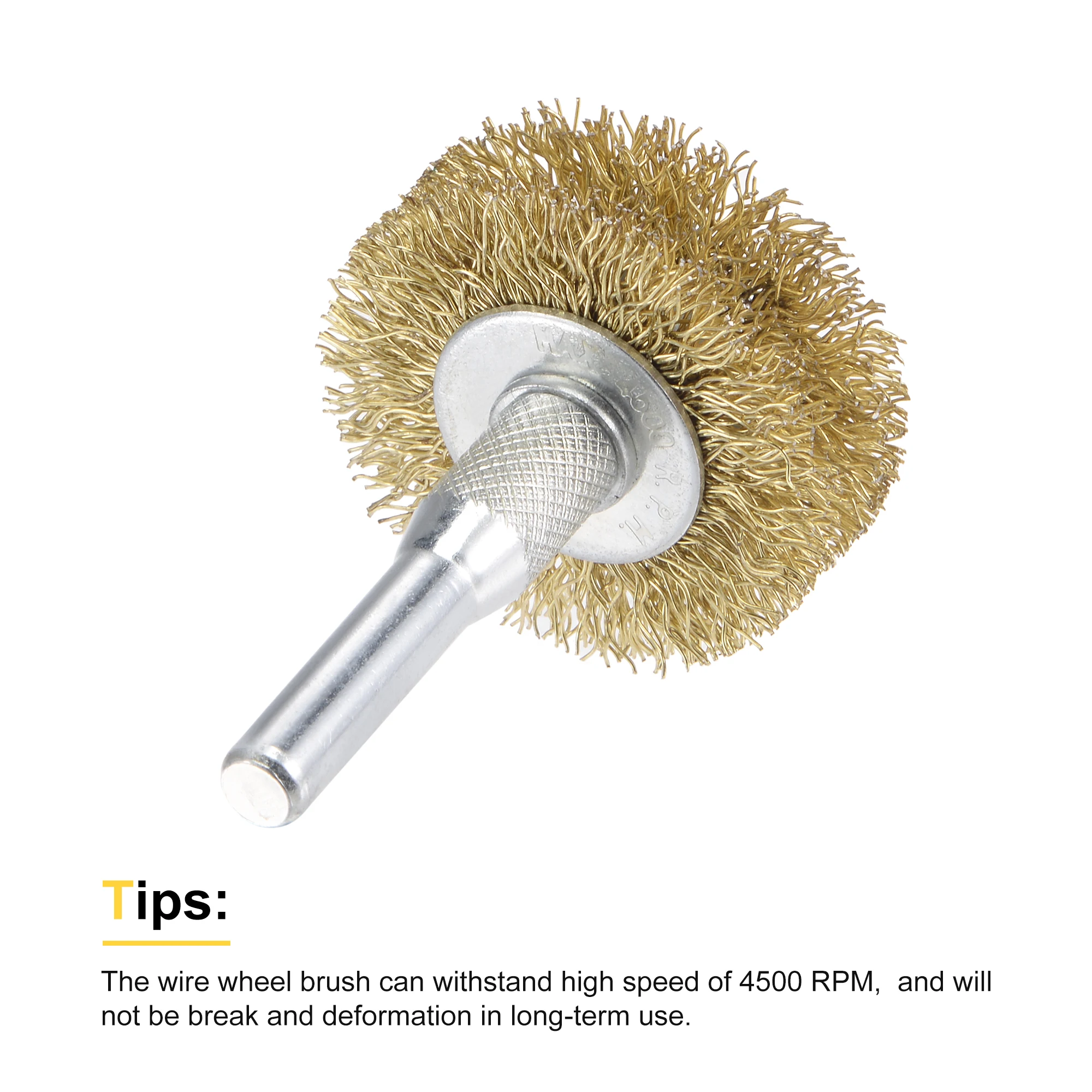 Uxcell 40 мм x 12 6 хвостовик из нержавеющей стали Латунное покрытие гофрированная