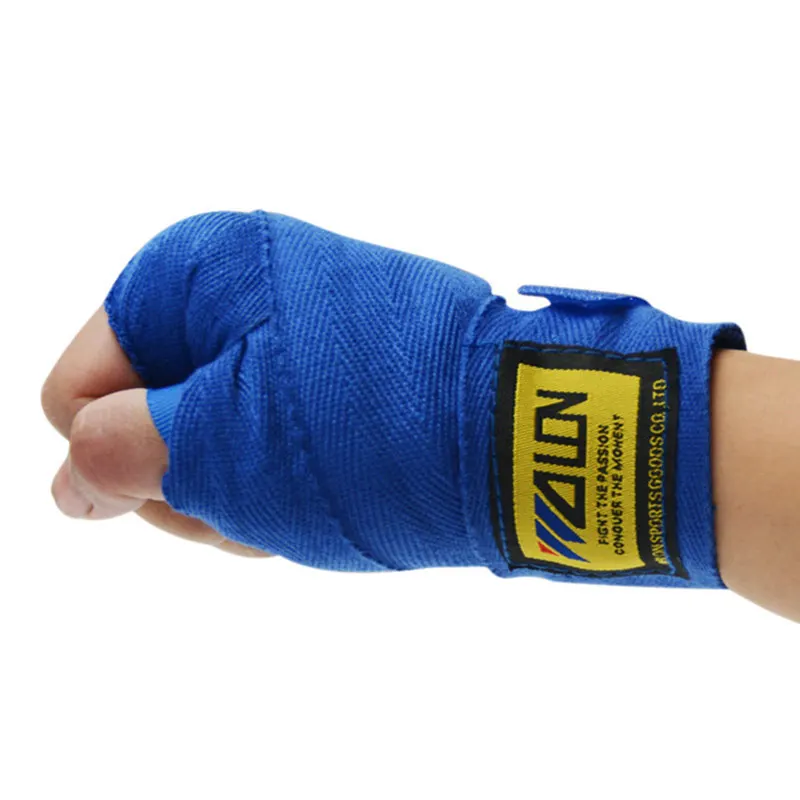 2pcs Pure Cotton Boxing Bandage Length 2.5m Width 5cm Sports Strap Sanda Muay Thai MMA Taekwondo Hand Gloves Wraps Boxer | Спорт и