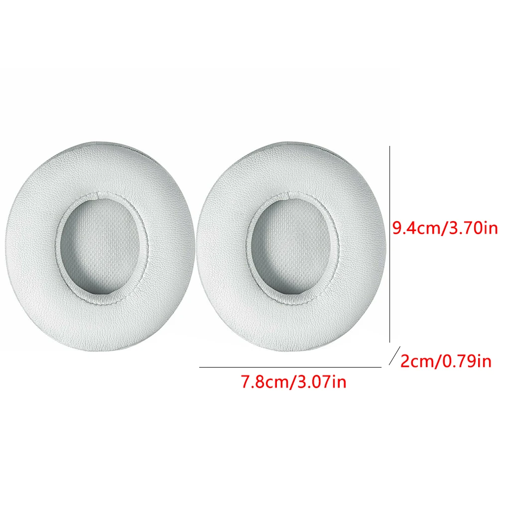 

1 Pair Protein Leather Memory Foam Ear Pads Replacement for Beats Solo 2.0 Solo2 solo3 Wireless Headphones Earpads