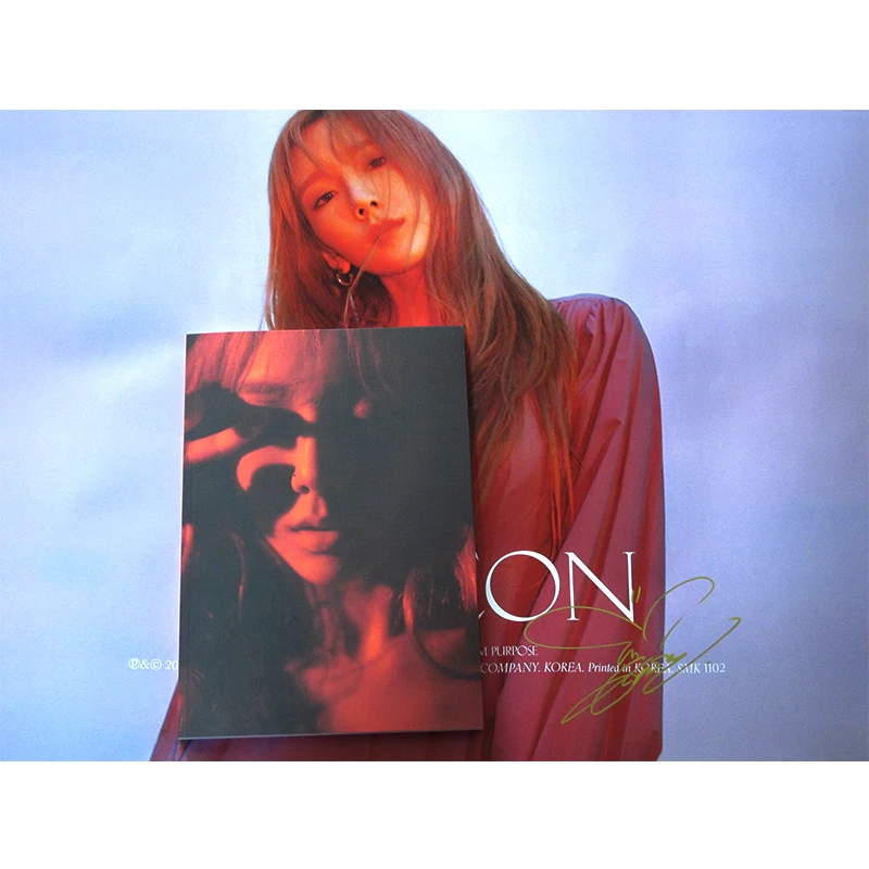 Ручной Подпись SNSD Taeyeon autographed 2 й сольный альбом цель CD + подпись фото Делюкс