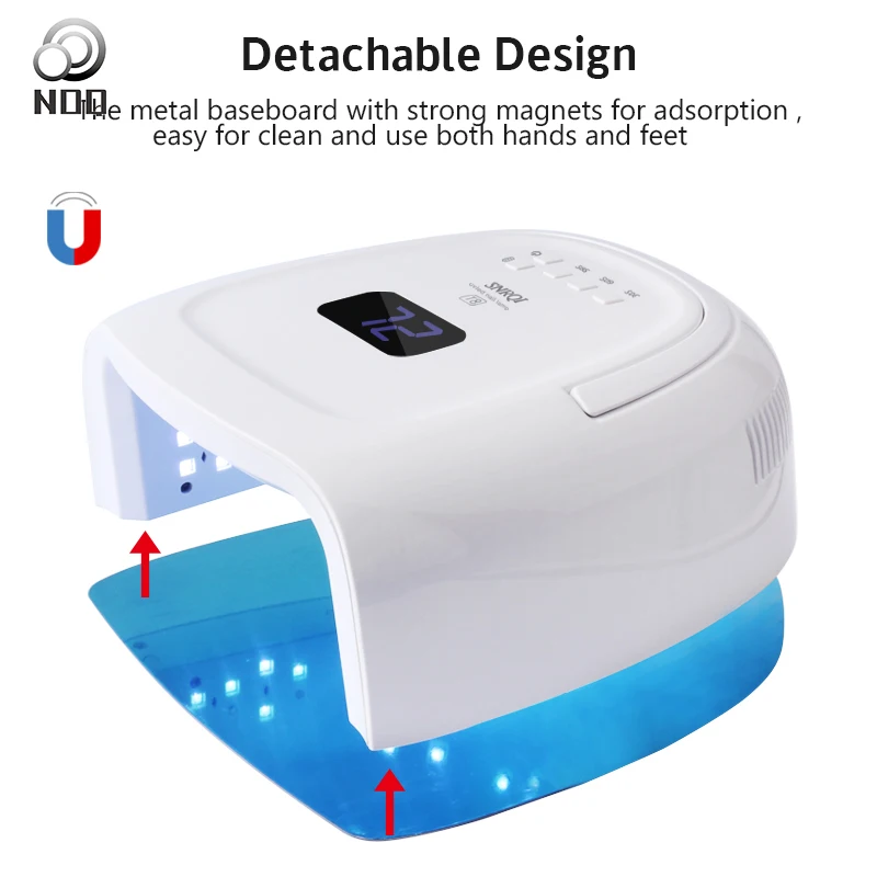 

NOQ T8 Professional Lamp For Nails 60W 42 Beads UV LED Lamp Portable Nail Dryer For Manicure With Long Storage Battery