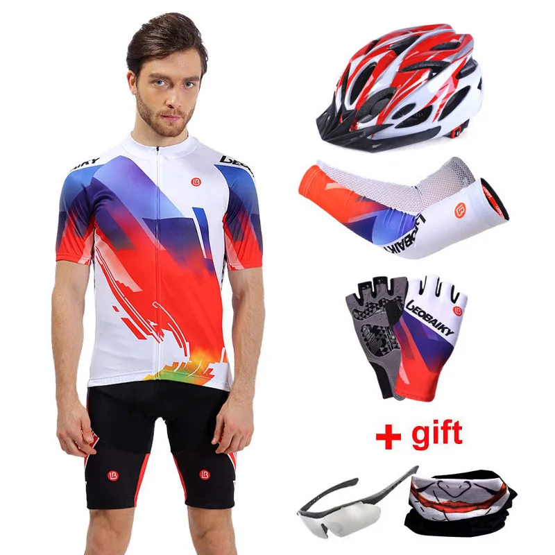 LB17.12.men.full.set Командный Pro Набор Джерси для велоспорта, Мужская одежда для горного велосипеда, одежда для велоспорта, спортивная одежда для велоспорта, женская униформа, костюм для верховой езды - Цвет: LB17.12.men.full.set