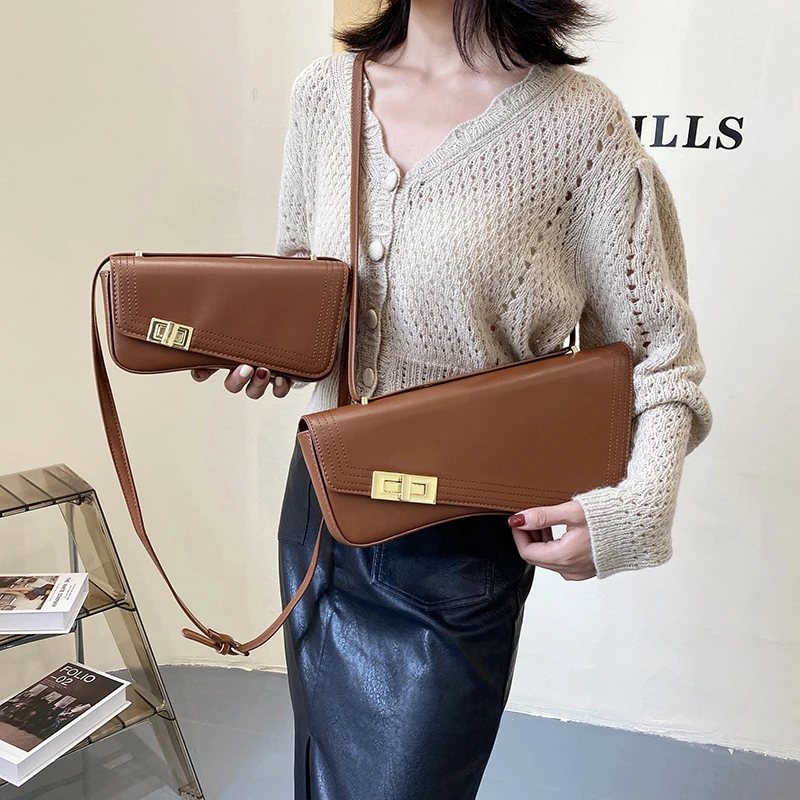 

2021 Personalized Korean Minority Irregular Fashion Design Envelope Bag New One Shoulder Messenger Bag Fashion Women's Bag