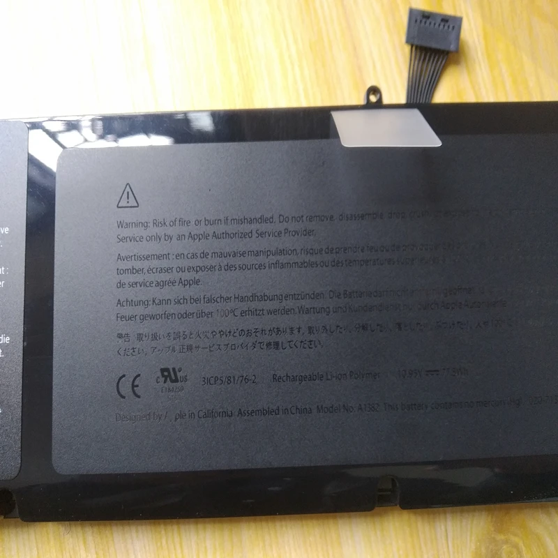 Оригинальный аккумулятор A1382 для ноутбука Apple MacBook Pro 15 &quot15 4&quot Core i7 A1286 2011 2012