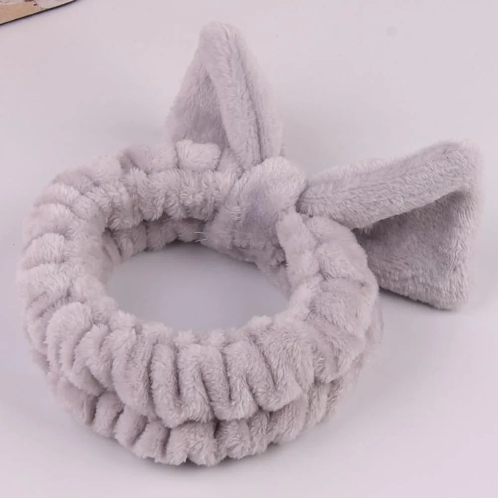 

Coral Fleece Letter Printed Headbands Women Bowknot Cute Elastic Makeup Face Washing Headwrap Hairband Fashion Soft Hairbands