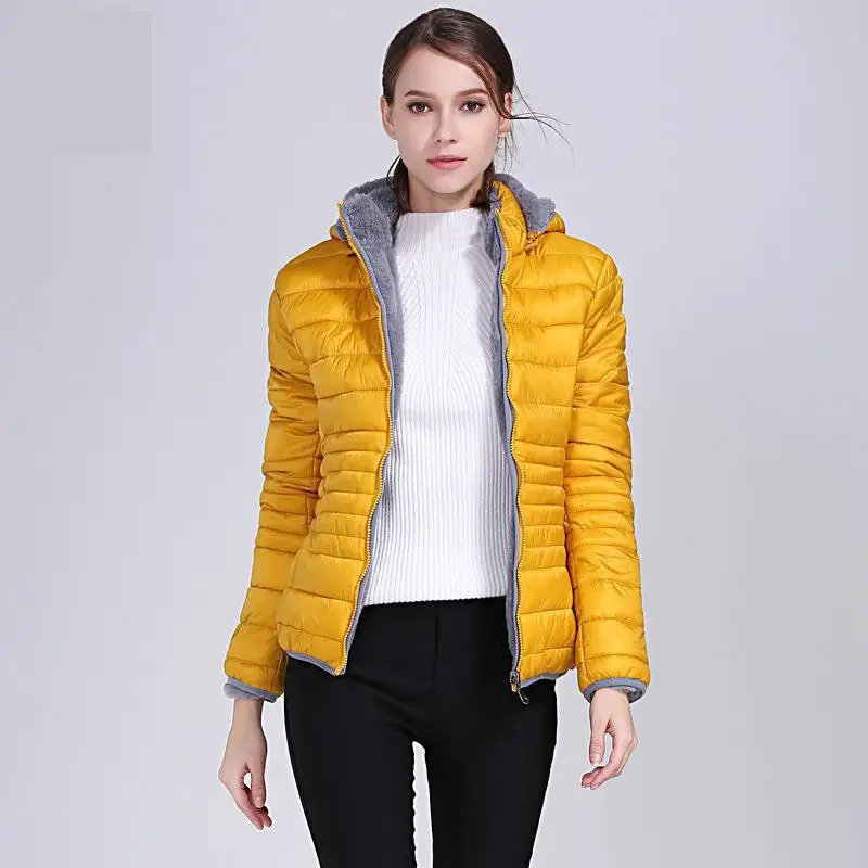 Повседневные женские куртки с капюшоном Осень-зима 2019 теплые пальто для девушек