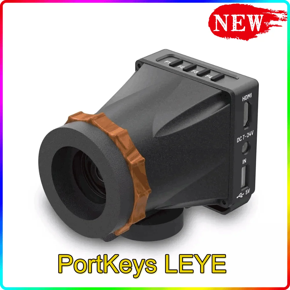 

Портативный ЖК-экран PortKeys LEYE 4K 2,4 дюймов 1440x900 3D LUT Luma Waveform Histogram zooming Peaking Electronic Viewfinder