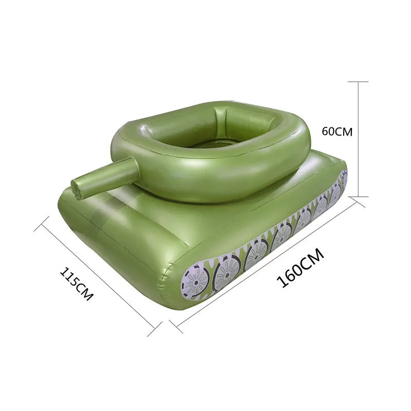 

Giant Inflatable Tank Swimming Ring Floating Water Mattress Bed Pool Party Beach Adult Children Swimming Ring Summer Holiday Toy