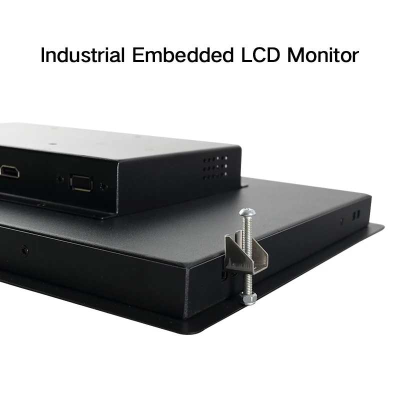industrial computer lcd monitors 14 15 6 17 3 18 5 дюймов монитор промышленный VGA HDMI ЖК-дисплей не