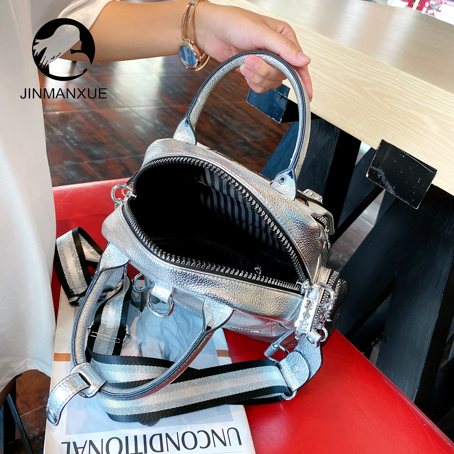 

Backpack Women Messenger Bags Tote Soft Leather Crossbody Bags for Women Handbag Tote Casual Luxury Multifunctional Shoulder Bag