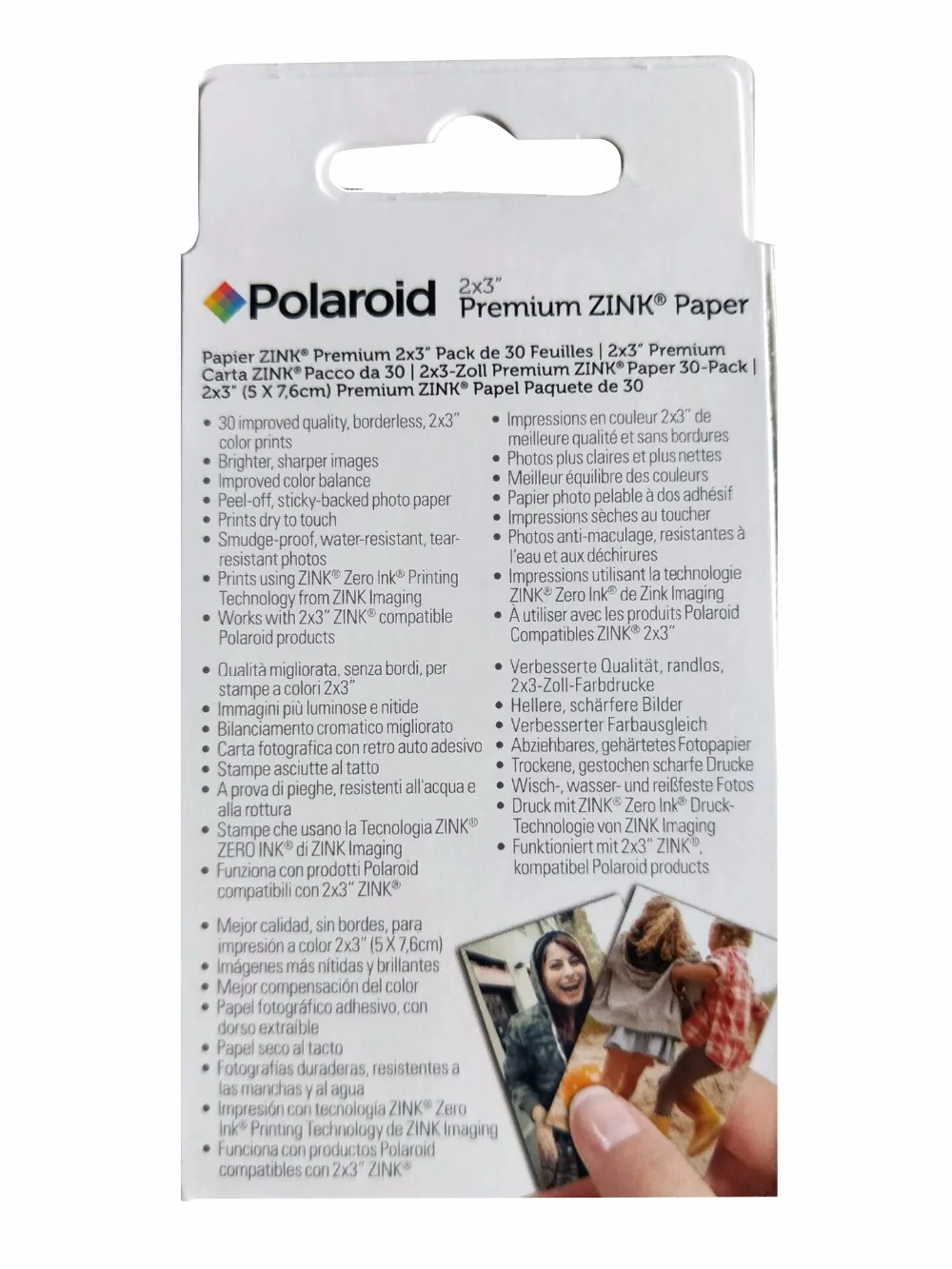 Премиум ZINK бумага 2*3 ''для Polaroid мгновенная фотокамера Z2300 оснастка