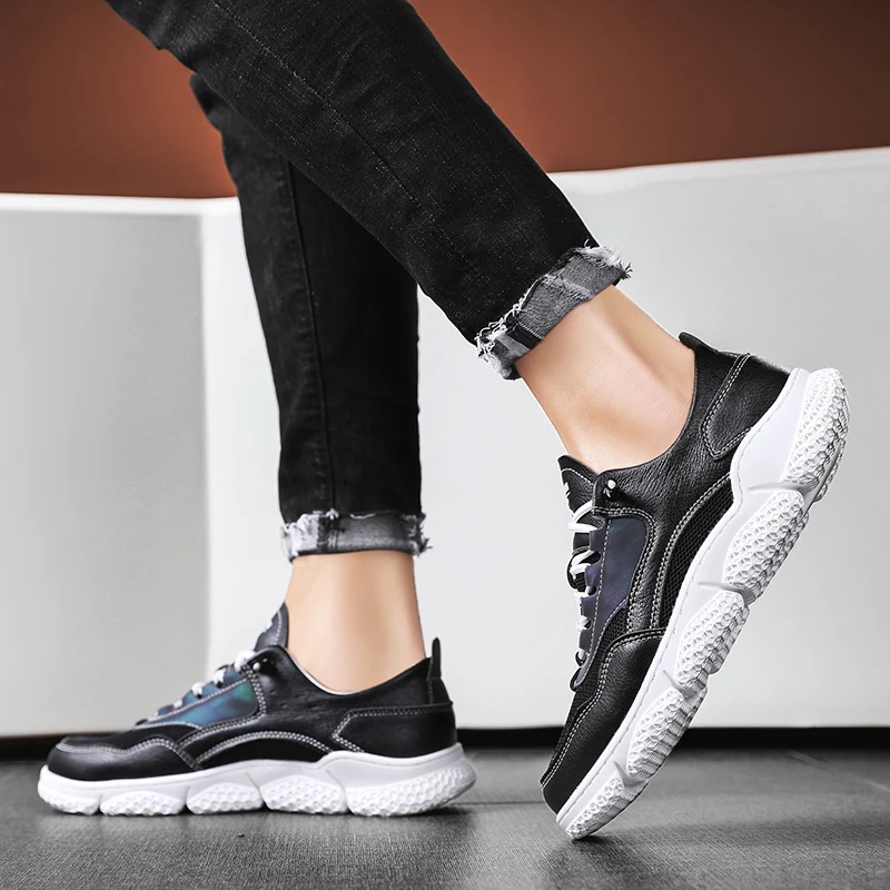 

summer casuales para loafers casual new black causal hombre de sports fashion men mens sapatos shoe sneakers breathable leisure
