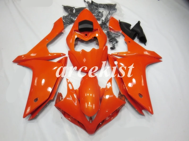 

Injection Mold New ABS Motorcycle Whole Fairings kit Fit for YAMAHA YZF-R1 R1 2007 2008 07 08 Bodywork set orange