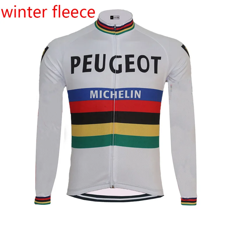 Новая велосипедная Джерси для мужчин профессиональная команда зимняя флисовая и