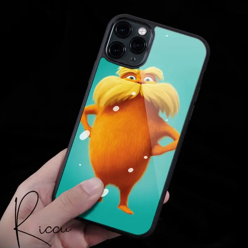 

The lorax movie Phone Case Rubber for iPhone 12 11 Pro Max XS 8 7 6 6S Plus X 5S SE 2020 XR 12Mini case