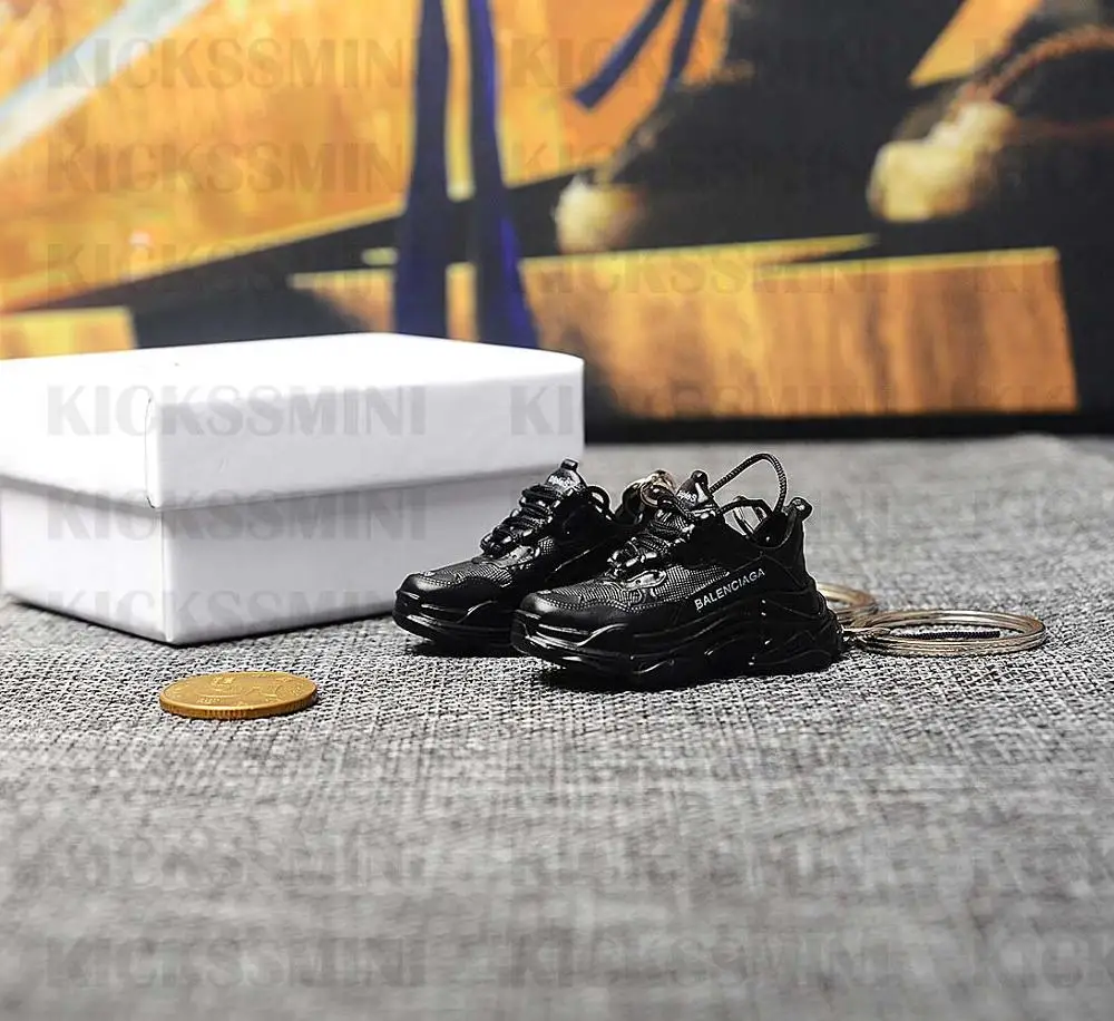 a pair w metal ring Дропшиппинг aj1 Chicago «не для перепродажи Красный» брелок в виде кроссовка Air Jordan 1 3D мини-кроссовки, запатентованный спортивный обувной брелок с кроссовком - Цвет: a pair w metal ring