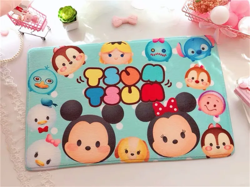Disney Duffy стежок Микки фланелевый коврик для ванной впитывающий мягкий комнаты