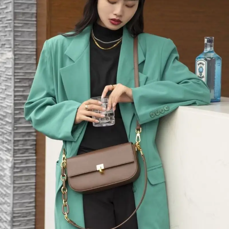 

Coolcept Fashion Women Shoulder Bag Real Leather Summer Women Crossbody Bag Designer Chains Luxury For Party Designer Female Bag