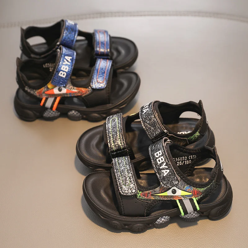

Babaya Children Beach Shoes Casual Shoes Boys Open-toed Sandals 2021 Summer New Non-slip Breathable Kids Sandals Boy