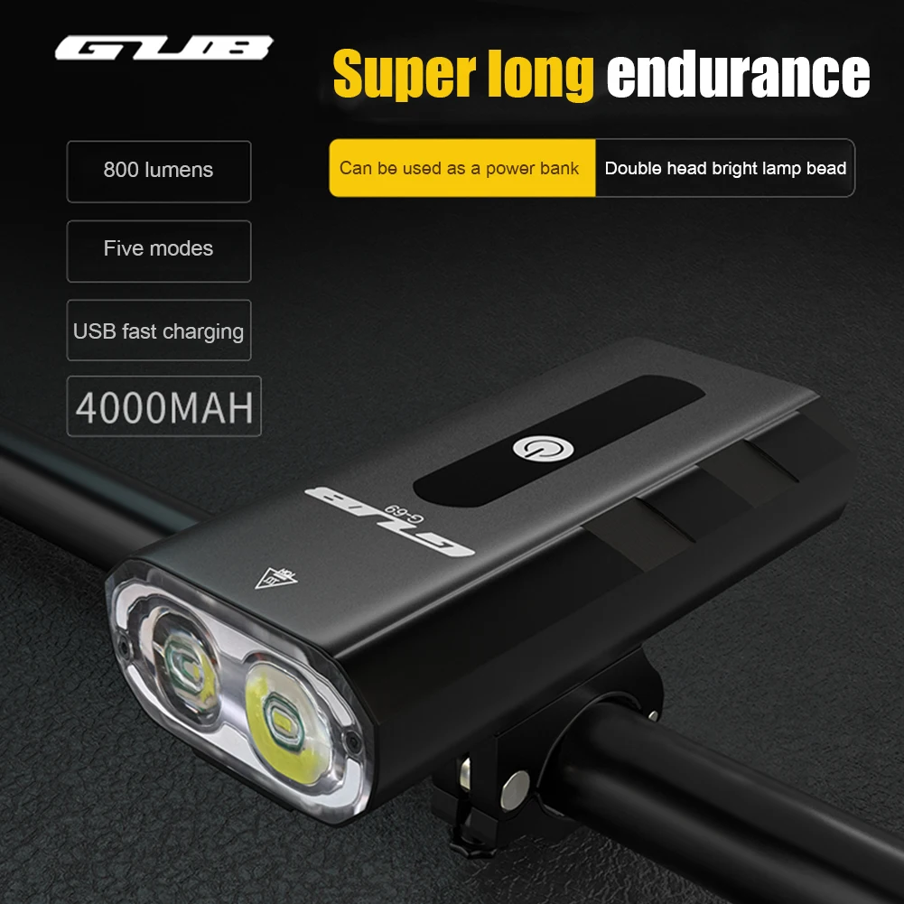 

Фонасветильник передсветильник велосипедный с клаксоном и зарядкой от USB