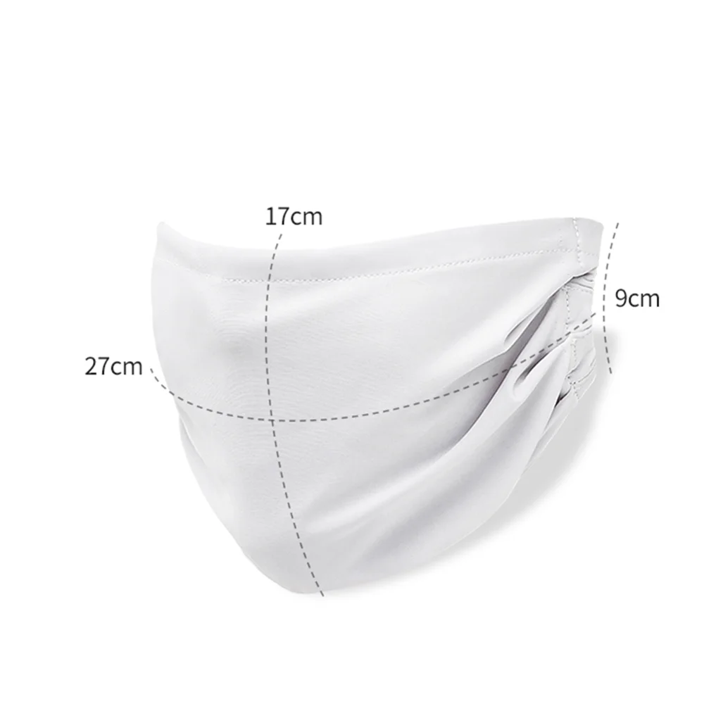 Регулируемая Маска с УФ защитой и заушными петлями переработанная из вискозы