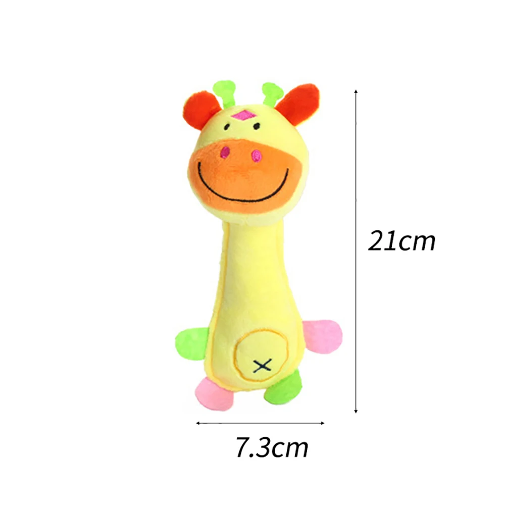 

Cute Pet Dog Plush Squeak Sound Dog Toys Funny Fleece Durability Chew Molar Toy Fit For All Pets Elephant Duck Pig #5