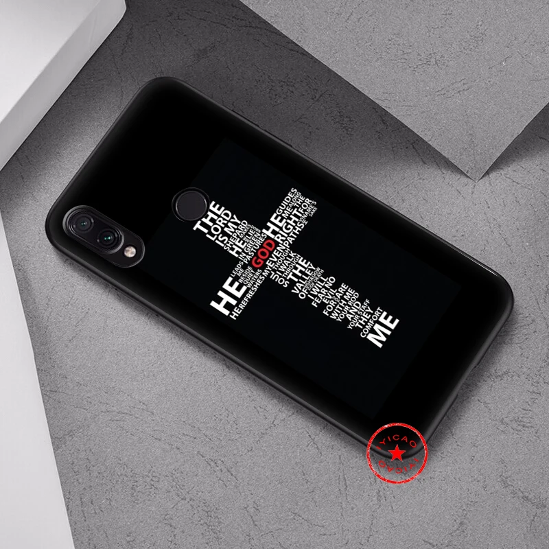 Bible Verse Jesus Soft Case for Xiaomi Redmi Note 8 7 6 5 Pro 5A 4X Prime Silicone |