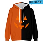 Детская толстовка с капюшоном на Хэллоуин на возраст от 3 до 14 лет, свитшот для мальчиков и девочек, уличная одежда в стиле хип-хоп, пуловеры, топы, толстовки, свитшот, мужская одежда