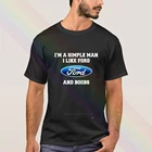 Я простой человек, мне нравится футболка Ford And Boobs 2020, новейший Летний мужской популярный стиль унисекс с коротким рукавом