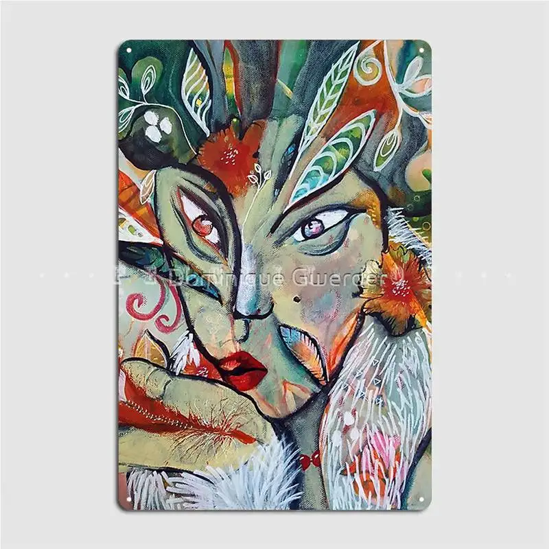 

Металлический плакат с изображением птицы, персонализированные Плакаты для клувечерние, барной пещеры, жестяные плакаты с изображением зн...