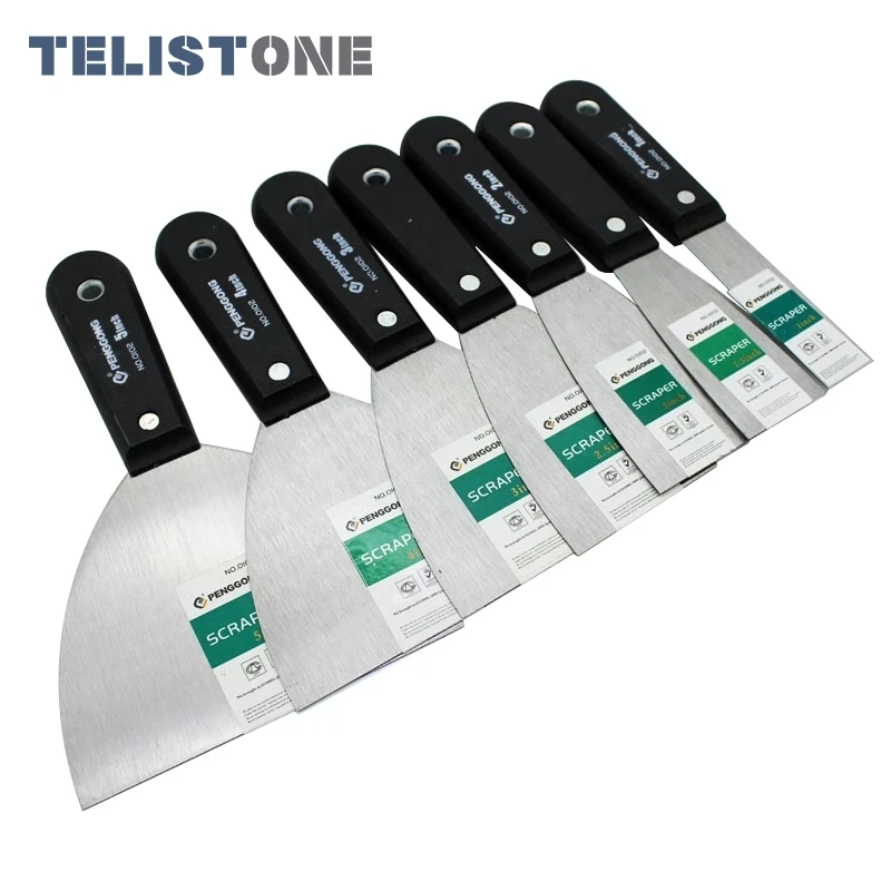 

4/7pcs Putty Knife Set With Bag Scraper Blade 1"1.5" 2" 2.5" 3" 4" 5"Wall Shovel Carbon Steel Construction Tool Plastering Knife