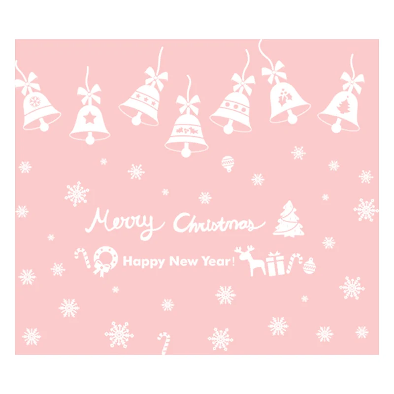 Рождественская Наклейка на окно наклейки сделай сам снежинка снеговик звезда