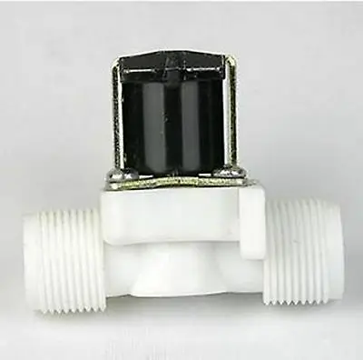 

1/2" BSPP AC220V/DC12V/DC24V NC 2 Way Water Air Gas Nylon Plastic Solenoid Valve