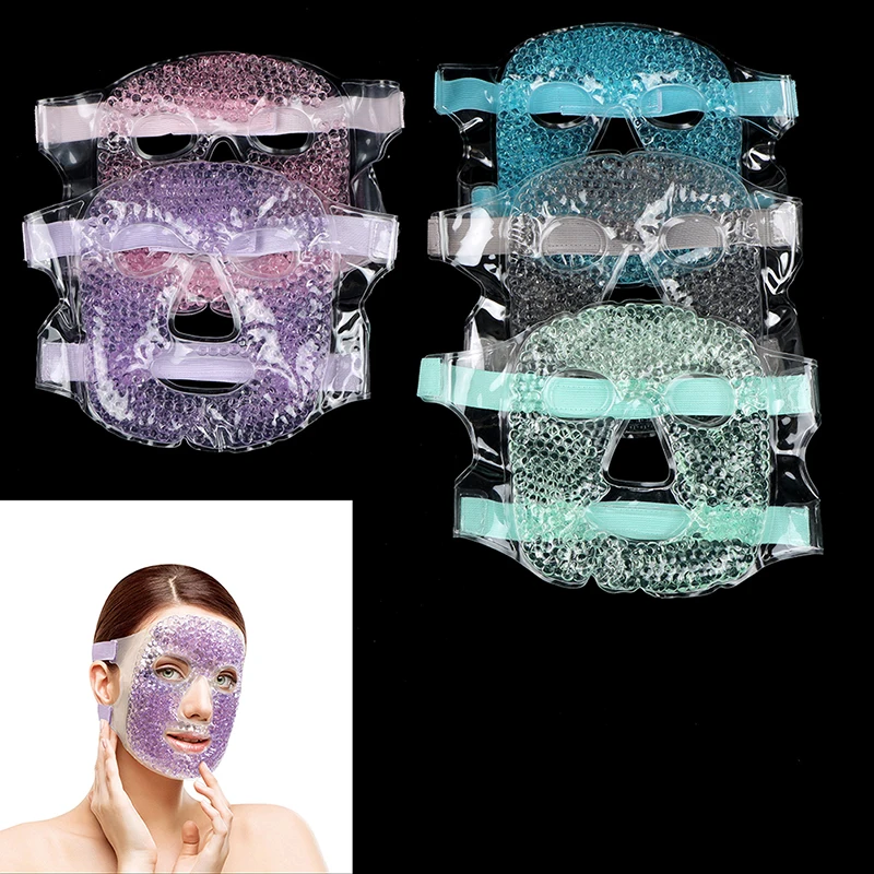 

1Pcs Cold Gel Face Mask Ice Compress For Migraines Headache Pain Puffy Skin Care