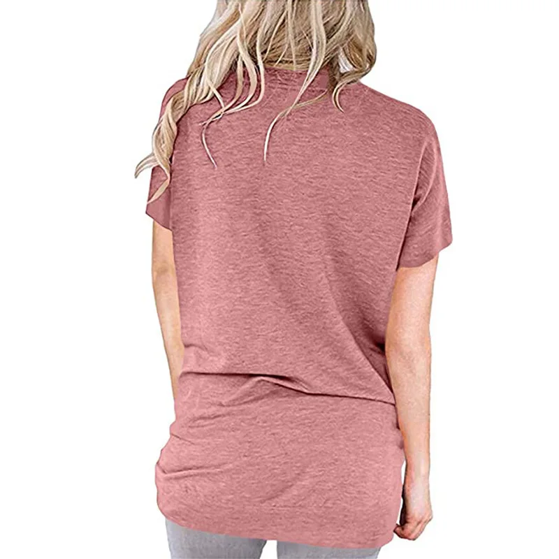

Summer Knitted O-neck Short Sleeve Thin 6 Colors Printed Letter Faith Cross T Shirt
