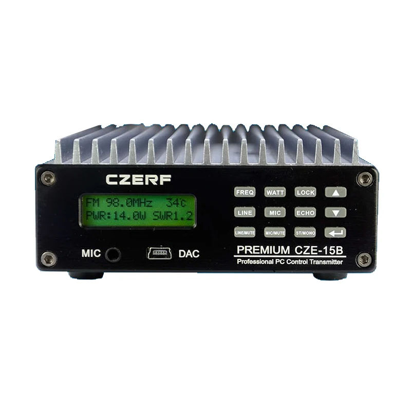 Cover 6km Mosque FM transmitter 15W