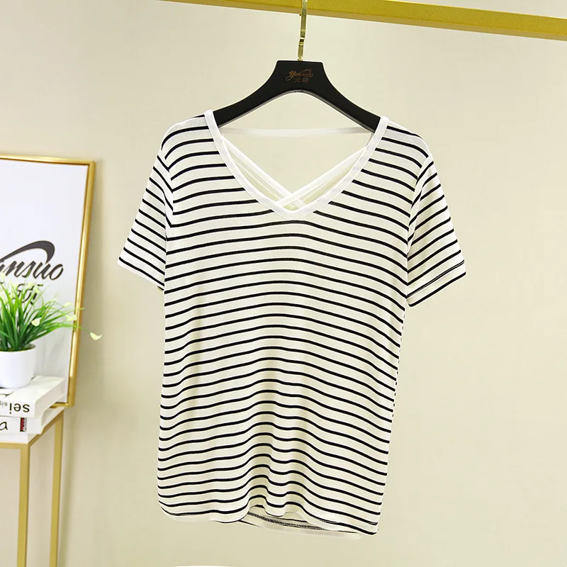 

New design fashion T-shirt Street fashion ladies pullover tops Hot selling trendy tops NKYF40