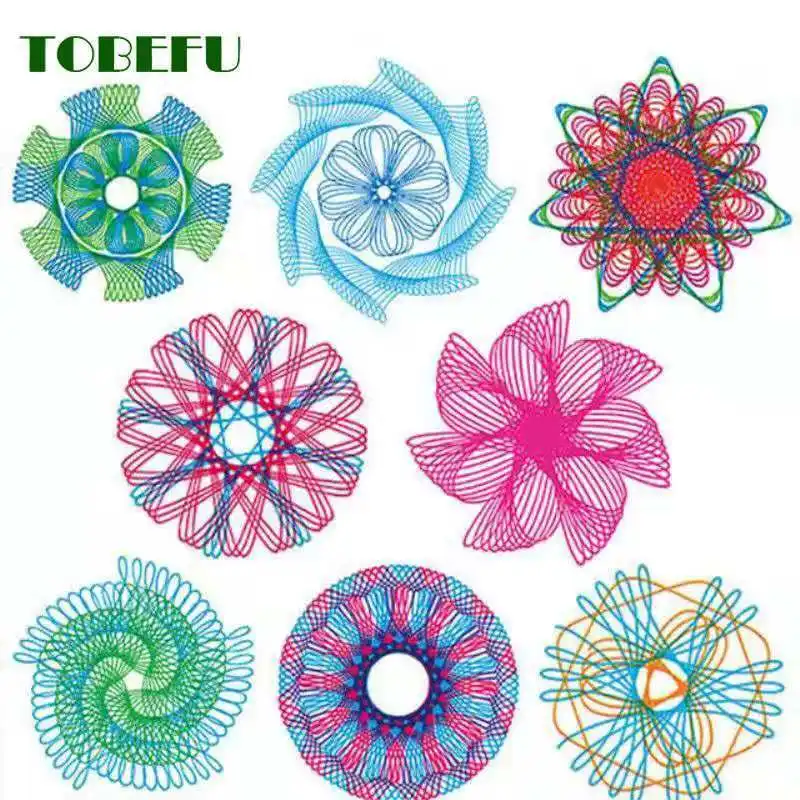 Многофункциональный пазл для рисования Геометрическая линейка спирографа