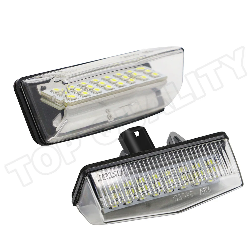 2 шт. автомобиля светодиодный номер Подсветка регистрационного номера для Toyota Prius