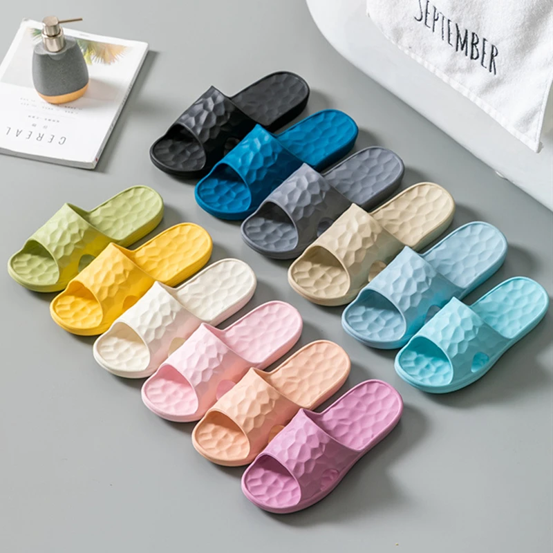 

Сверхлегкие женские домашние Шлепанцы из ЭВА, антибактериальная обувь для влюбленных, Нескользящие, нестандартный дизайн, сланцы для лета